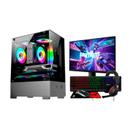 PC Gamer Completo Alligator Shop AMD Ryzen, Memoria RAM 16GB, SSD 240GB, Placa de Video 2GB, Monitor HDMI, Kit Gamer
