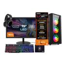 Pc Gamer Completo BluePC Amd Ryzen 5 8500g 16gb Ddr5 Ssd 960gb Monitor 19" - Kit Gamer Teclado Mouse Headset