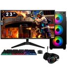PC Gamer Completo BluePC FIRE - AMD Ryzen 7 5700G, 16GB DDR4, Radeon VEGA, SSD 512GB, FInte 500W, Monitor 23" Full HD 75Hz - PG2E-1036FI