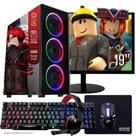 PC Gamer Completo Core i5, SSD 240GB, 8GB, Kit Gamer, Monitor 19, Windos 10 PRO