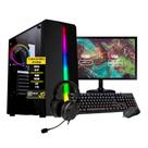 Pc Gamer Completo i5 9º GTX 1650 Memória 16GB Hd 1TB SSD 480GB Monitor 24"