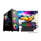 PC Gamer Computador Completo Intel Core i7 16GB SSD 512GB Kit Gamer Headset Monitor 19,5'' Windows