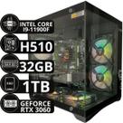 Pc Gamer Intel I9 11900f 32gb DDR4 Rtx 3060 12gb Ssd Nvme 1tb