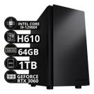 Pc Gamer Intel I9 12900f 64gb Ddr4 Rtx 3060 12gb Ssd 1tb Nvme