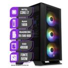 PC Gamer Mancer, Intel Core i7, RX 580 8GB, 16GB DE RAM, SSD 480GB, Fonte 500W PLUS