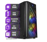 PC Gamer MJb, AMD 3000G, 16GB DDR4, SSD 480GB, 500W