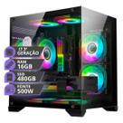 PC Gamer MRP Informática Processador Intel Core I7 3.4ghz SSD 480gb Memória RAM 16gb Fonte 500W Windows 10