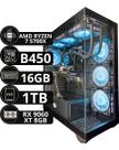 Pc Gamer Ryzen 7 5700x, 16gb Ddr4, Ssd Nvme 1tb, Rx 9060 8gb - 1 Tb - 16 Gb - Amd Rx 9060 Xt 8gb