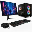 PC Gamer Skill Apex, AMD Ryzen 7 5700G, Geforce RTX 5060 8GB, 16GB DDR4, SSD 1TB M.2, Monitor LED 24" 180Hz Preto SAP208