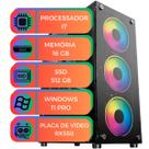 Pc Gamer Up Starter Max I7 16Gb SSD 512Gb Nvme RX550 Win11