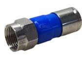 Pct 04 Conector F de Metal Coaxial