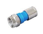 Pct 04 Conector F de Metal Coaxial