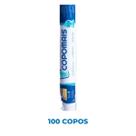 Pct Copo 200ml com100un BRANCO Copomais