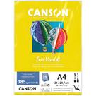 Pct papel iris vivaldi 25fls a4 185gr canson escolha a cor