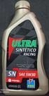 Pdv ultra sintético racing 5w30 - PDVSA