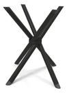 Pé Base De Mesa Quadrado Redondo 4 Apoios Moderna Mármore Metal