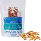 Pé de Galinha Petisco Desidratado Lecker para cães 4 und