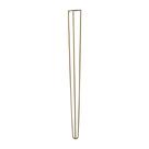 Pé de Metal 90 CM Hairpin Legs Aparador e Mesa de Canto Dourado G41