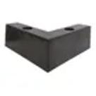 Pe de sofa poltrona cantoneira canto marrom kit com 4 unidades Pe de sofa poltrona cantoneira canto marrom kit com 4 unidades