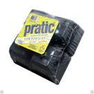 Pé Geladeira/fogão Plástico Preto Até 380kg Pratic