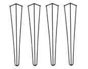Pé Hairpin Leg 75cm Triplo Industrial Mesa Aparador 1/4 Pé Hairpin Leg 75cm Triplo Industrial Mesa Aparador 1/4