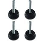 Pé Nivelador M6 Regulável PP - 04Un