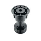 Pé Nivelador Plástico para Móveis 120mm (160Kg) Preto Hafele