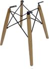 Pé Palito 45cm Base Cadeira Eiffel Charles Eames Eucalipto
