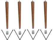 Pe Palito 70cm Chapa Reta Suporte V + Parafusos