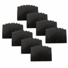 Pe Para Escada Ponteira Sapata Borracha 20x40mm Resistente 8 Pcs Pe Para Escada Ponteira Sapata Borracha 20x40mm Resistente 8 Pcs