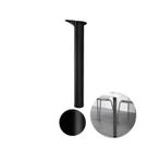 Pé Para Mesa Cilíndrico Ø60 X 71 Cm Preto Hardt