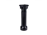 Pé Para Moveis Regulável E De Plástico 4 Furos 150mm Preto