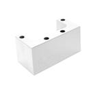 Pé Plástico Tipo U 50x100mm - Branco