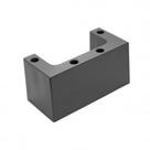Pé Plástico Tipo U 50x100mm - Cinza