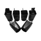 Pé Reforçado Para Guarda Roupa e Móveis Altura 6,5 Cm - Kit com 6 Un