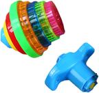 Peão Giratório PurYupearl com Luz Multicolorida Giroscópio Peão Giratório PurYupearl com Luz Multicolorida Giroscópio