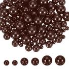 Pearl Beads YELARXI No Hole 310 unidades 8/14/20 mm marrom escuro
