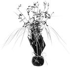Peça central Beistle Musical Notes Gleam 'N Spray 11 cm, 1 unidade