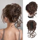 Peça de cabelo Hair Bun Claw Clip para mulheres em fibra sintética