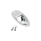Peça de guitarra elétrica Fender Stratocaster Jack Ferrule Chrome Peça de guitarra elétrica Fender Stratocaster Jack Ferrule Chrome