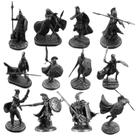 Peça de xadrez de bronze modelo soldado romano de metal com decoração