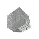 Peça Decorativa Cubo de Vidro Transparente 10cm RPH0005 BTC