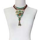 Peça multicolor, materias importados variados, ZAMAC, ABS Bijuteria Feminina CamargoMarkiori CX-9584