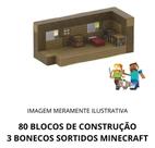 Peças Blocos Imã Colecionáveis Pixelado Mine Brincar