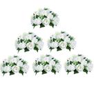 Peças centrais de mesa Flower Balls BLOSMON Wedding Rose, 6 peças brancas