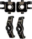 Peças de atualização INJORA Brass Caster Blocks C-Hubs para TRX4M 1/18