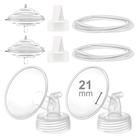 Peças de bomba de mama Maymom, kit de tubulação de válvula de flange de 21 mm