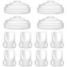 Peças de bomba de mama Tbuymax Duckbill Valves Silicone M5 8 unidades