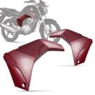 Peças de Moto Par Carenagem Tampa Lateral Cromo Forte Titan 150 2014 - 2015 Modelo Original