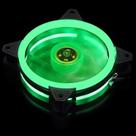 Peças de refrigeração do sistema de computador verde universal multi cores led case fan ring cool pc computador case fan game movies